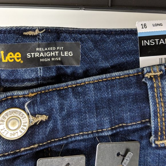 WOMEN’S INSTANTLY SLIMS LEE STRAIGHT LEG Jeans - Picture 6 of 10